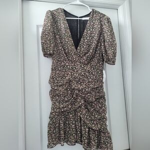 Astr The label Pink Floral Dress - M